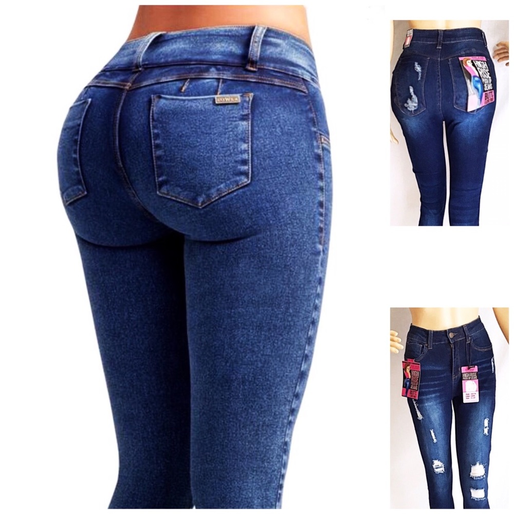 •Distressed Skinny Jeans• Butt Lifting